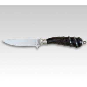   Nicker Antelope Horn Hunting Neck Knife with Sheath