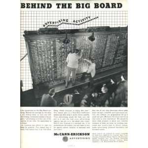  NYSE Old Fashioned Big Board 1936 Magazine Ad Everything 