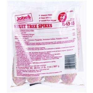  Jobes 02012 Fruit Tree Spikes Bag 11 5 7, Pack of 5 Patio 