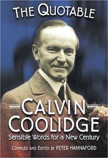  CALVIN COOLIDGE 30th PRESIDENT OF THE UNITED STATES