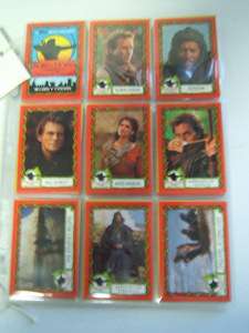 Robin Hood Prince of Thieves Trading Cards 88 Set  