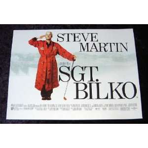  SGT Bilko   Movie Poster   Steve Martin   12 x 16 