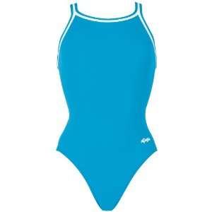   Swimwear Chloroban Solid Swimsuit TURQUOISE 34