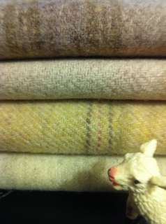 100% Wool ~ Primitive Neutral Bundle ~ rug hooking ~ penny rugs 