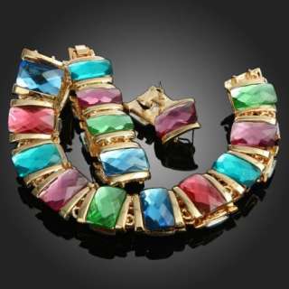 ARINNA bracelet earrings necklace set Swarovski Crystal  