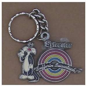    Sylvester Heavy Cast Metal Looney Tune Key Ring: Everything Else