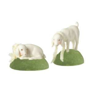 Department 56 Snowbunnies Annual 2012 Easter Collectible Sheep (Set Of 