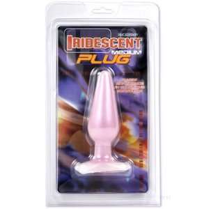  Iridescent Butt Plug Med Pink Doc Johnson Health 
