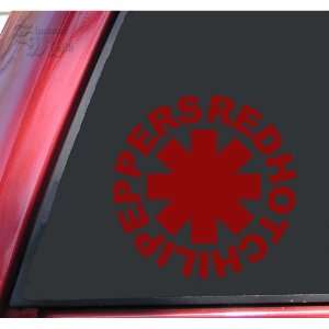  Red Hot Chili Peppers Vinyl Decal Sticker   Dark Red 