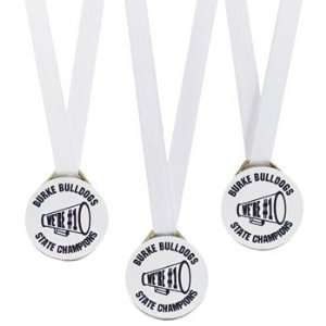  Personalized White Team Spirit Medals   Awards 