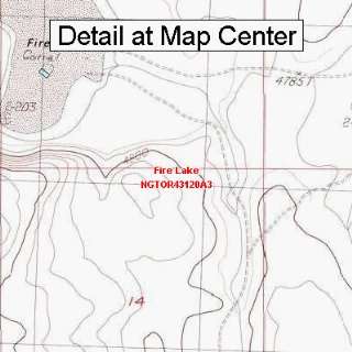   Map   Fire Lake, Oregon (Folded/Waterproof)