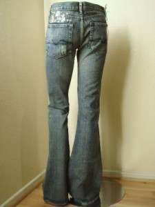 For All Mankind Embroiderey Low Rise Boot Cut Jean#25  