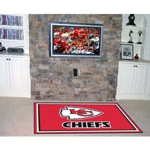  BSS   Kansas City Chiefs NFL Floor Rug (4x6) Everything 