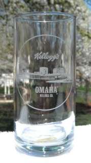 NEW KELLOGG CO OMAHA PLANT HAL REED CRYSTAL GLASS  