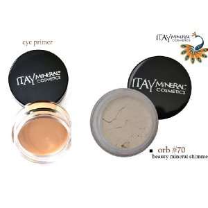   Mineral Eye Primer + 100% Natural Eye Shadow Color #70 Orb Beauty
