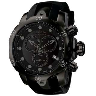 Invicta Mens Reserve Subaqua Venom Black Chronograph Watch 6051 NEW 