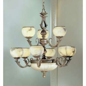 Classic Lighting 69609 SBB Satin Bronze w/Brown Patina Alexandria I 32 