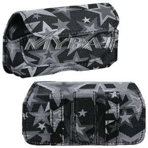  Horizontal Pouch (Gray & Black Stars) 