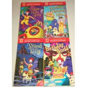   ; Birthday World; The Legend of Grimace Island AND Scared Silly [VHS