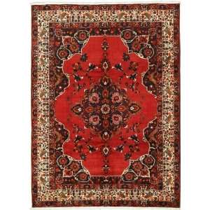   105 Red Persian Hand Knotted Wool Shiraz Rug: Home & Kitchen