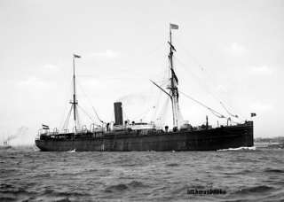 SS Suevia Steamship Ship Ocean Liner 1891  
