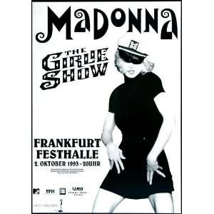  Madonna   The Girlie Show 1993   CONCERT   POSTER from 