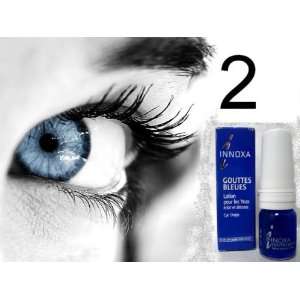  2 Bottles Innoxa French Blue Gouttes Bleues Eye Lite Drops 