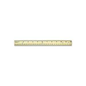  Metal Edge Ruler 12 Length 1 Width   1/16 Graduations   Metric 