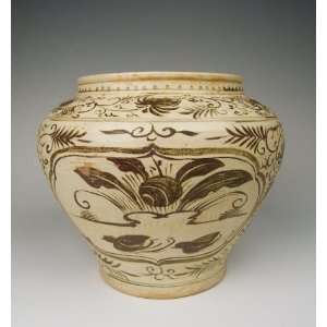  One Jizhou Ware Porcelain Pot, Chinese Antique Porcelain 