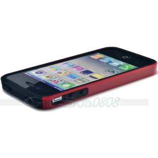   BLK Silicone Hard Case Cover for Apple iPhone 4G 4 Fast Ship Nice Best
