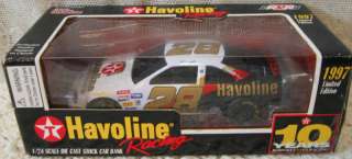 1997 Ernie Irvan Race Car Havoline Stock Car Bank 1:24  