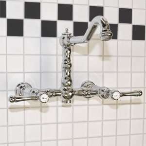  Delilah Wall Mount Faucet   Lever Handles   Chrome: Home 