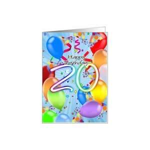     Balloon Birthday Card   Happy Birthday Balloons Card: Toys & Games