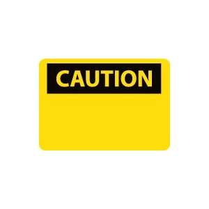  OSHA CAUTION Blank Safety Sign: Home Improvement