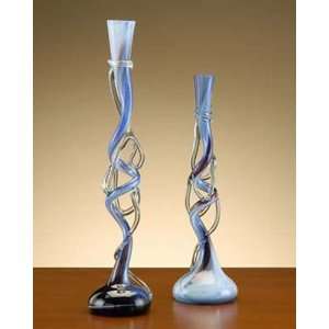  Blue Colored Free Formed Vase