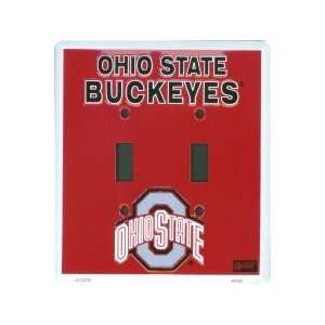  2 Ohio State Buckeyes Double Light Switch Plates: Home 