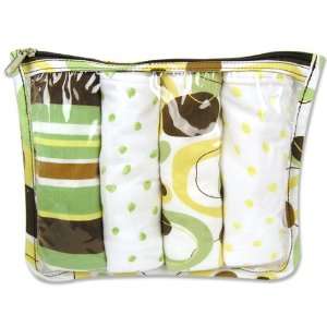  Giggles Burp Cloth Baby Gift Set Pouch Baby