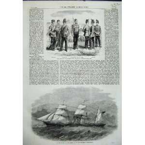   1858 Army Ship Mersey Prince Wales Royal Canadian Army