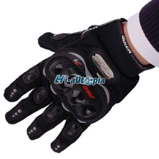 Motorcycle Bike Bicycl Riding Protective Gloves Black L  