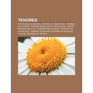 Tenores: Tenores de Alemania, Tenores de Argentina, Tenores de Austria 