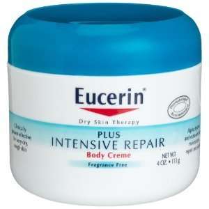 Eucerin Plus Intensive Repair Body Creme 4 oz  