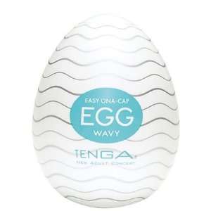 Tenga Egg, Wavy (Quantity of 1)