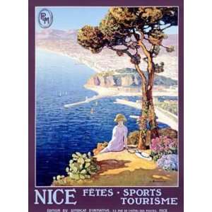  L Bonamici   French Nice Festival Sports Tourism Giclee on 