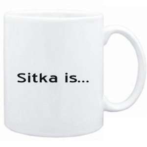  Mug White  Sitka IS  Usa Cities