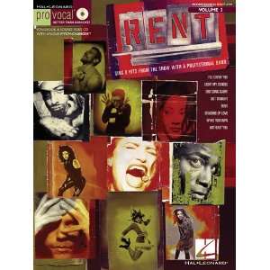  Rent   Pro Vocal Women/Men Edition Vol. 3   CD Musical 
