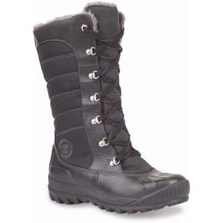 Womens Timberland Earthkeepers Mount Holly Tall Lace Boot Black *New 