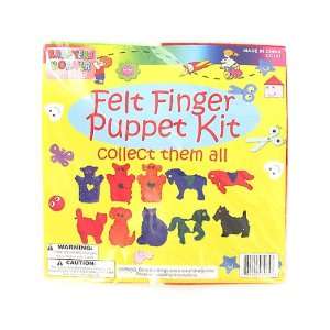 Bulk Buys CC131 6 Felt Finger Puppets3Ast   Pack of 96 