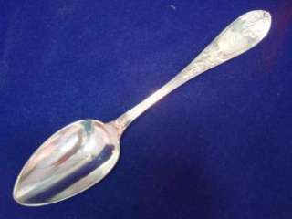 Coin Silver 3 Tablespoons Leaf by Wood & Hughes  