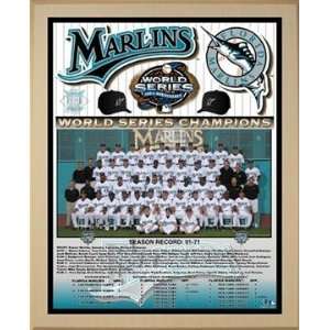  2003 Florida Marlins World Series Championship Team Photo 