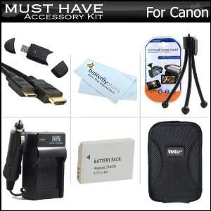 Advanced Accessory Kit For Canon PowerShot S100 12.1 MP Digital Camera 